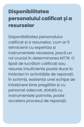 Factori care influențează MTTR2