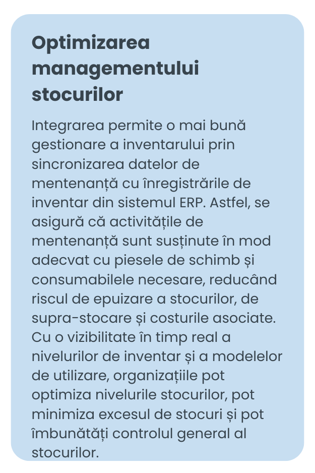 beneficii ale integrării CMMS cu sistemele ERP2