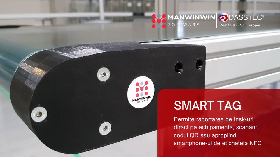 Smart Tag scanare rapida echipament cu ManWinWin CMMS